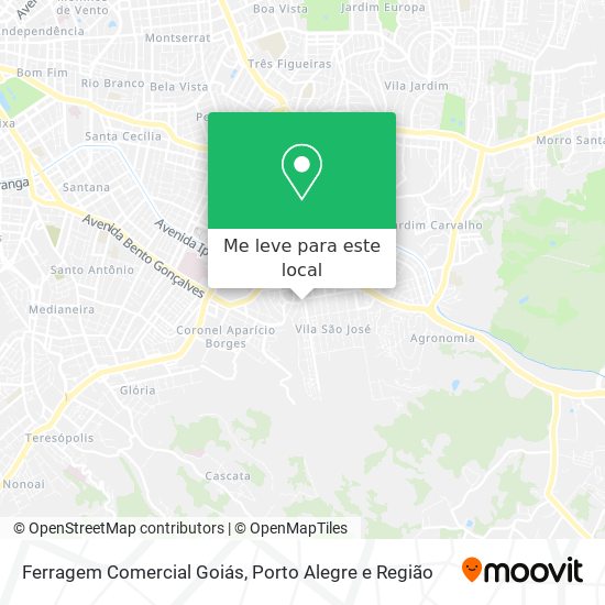 Ferragem Comercial Goiás mapa