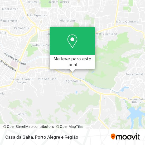Casa da Gaita mapa