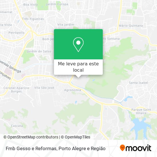 Fmb Gesso e Reformas mapa