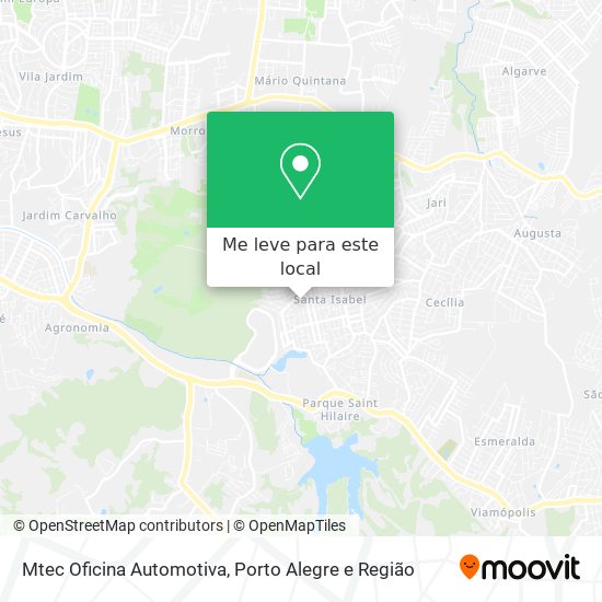 Mtec Oficina Automotiva mapa