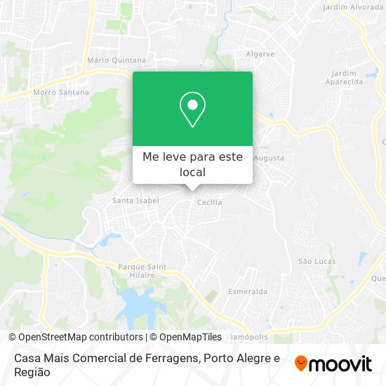 Casa Mais Comercial de Ferragens mapa