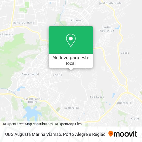 UBS Augusta Marina Viamão mapa