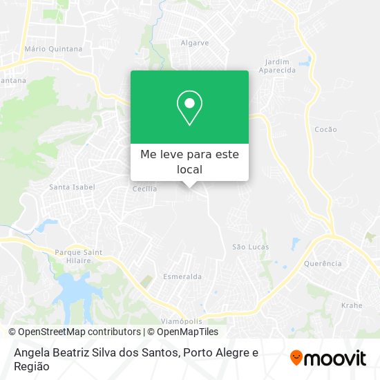 Angela Beatriz Silva dos Santos mapa