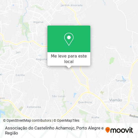 Associação do Castelinho Achamojc mapa