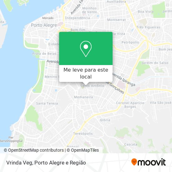 Vrinda Veg mapa