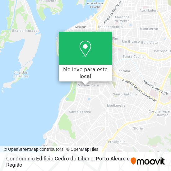 Condominio Edificio Cedro do Libano mapa