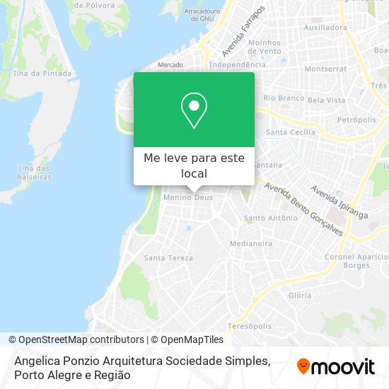 Angelica Ponzio Arquitetura Sociedade Simples mapa