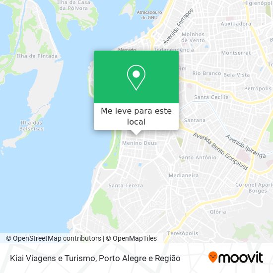 Kiai Viagens e Turismo mapa