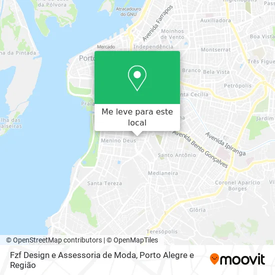 Fzf Design e Assessoria de Moda mapa