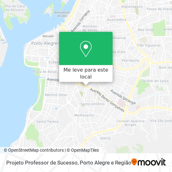 Projeto Professor de Sucesso mapa