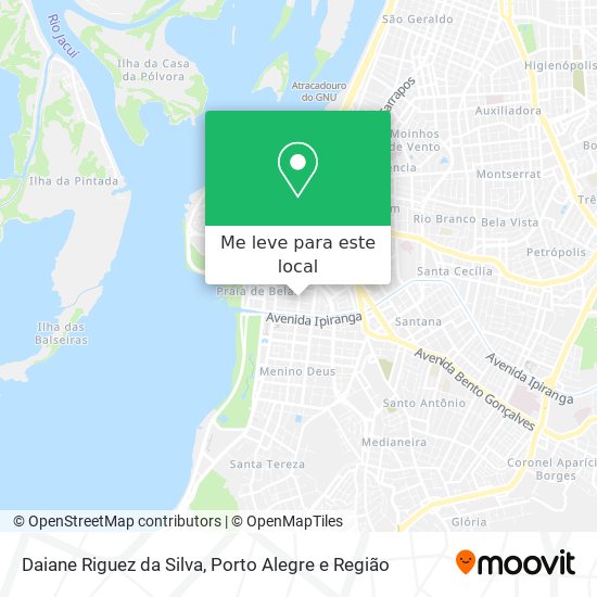 Daiane Riguez da Silva mapa