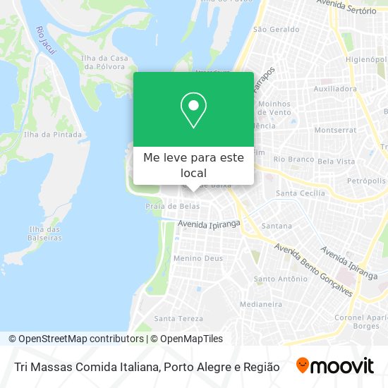 Tri Massas Comida Italiana mapa