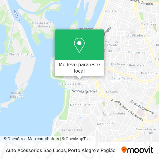 Auto Acessorios Sao Lucas mapa