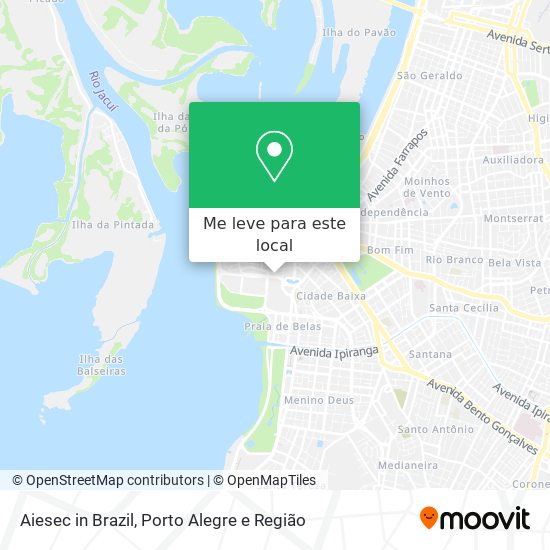 Aiesec in Brazil mapa