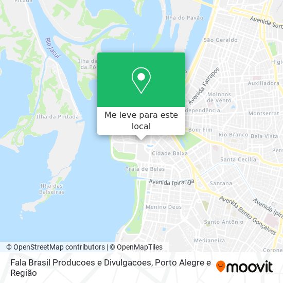 Fala Brasil Producoes e Divulgacoes mapa