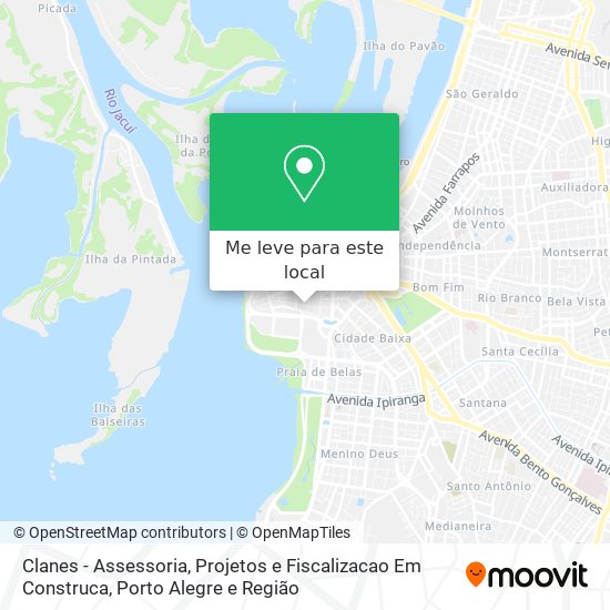 Clanes - Assessoria, Projetos e Fiscalizacao Em Construca mapa