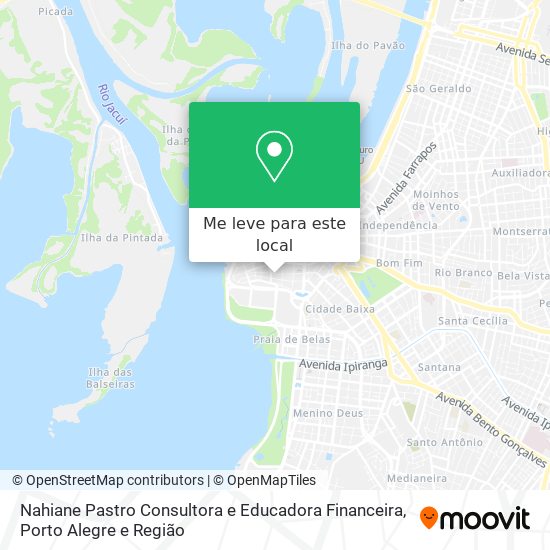 Nahiane Pastro Consultora e Educadora Financeira mapa