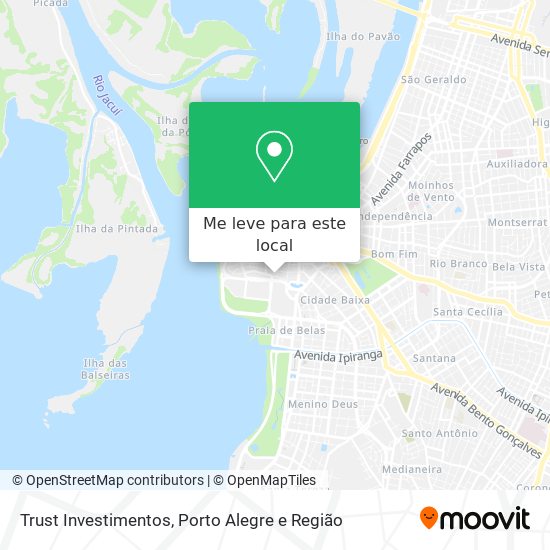 Trust Investimentos mapa