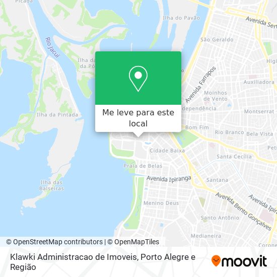 Klawki Administracao de Imoveis mapa