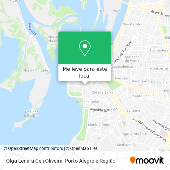 Olga Lenara Celi Oliveira mapa