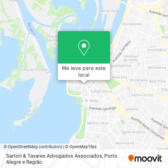 Sartori & Tavares Advogados Associados mapa