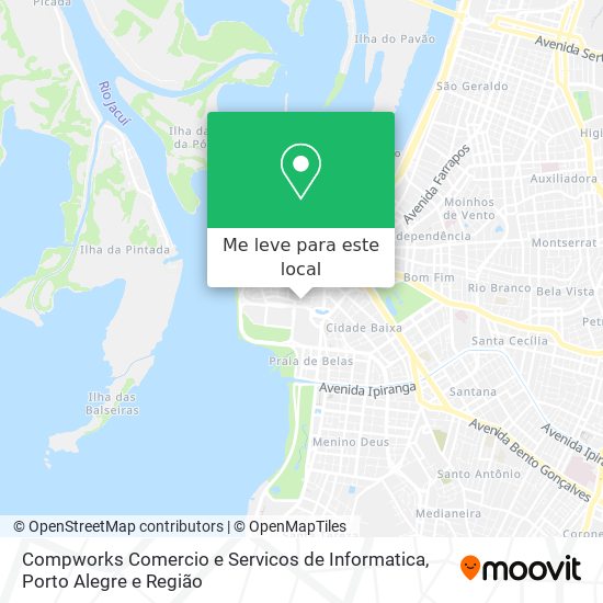 Compworks Comercio e Servicos de Informatica mapa