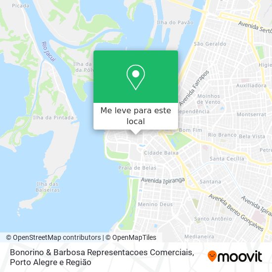 Bonorino & Barbosa Representacoes Comerciais mapa