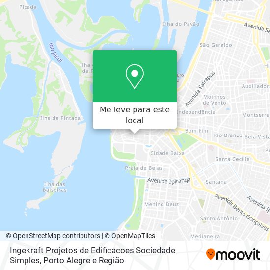 Ingekraft Projetos de Edificacoes Sociedade Simples mapa