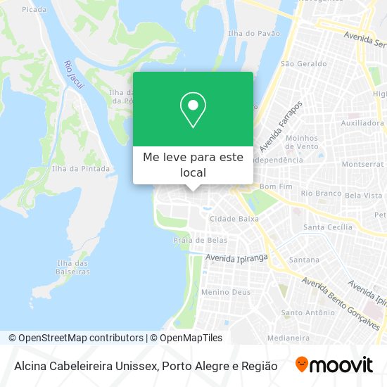 Alcina Cabeleireira Unissex mapa