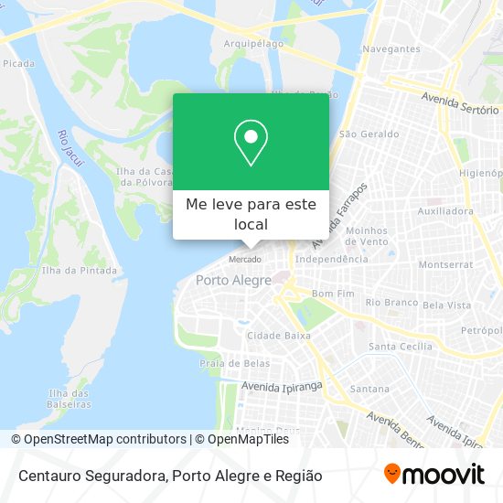 Centauro Seguradora mapa