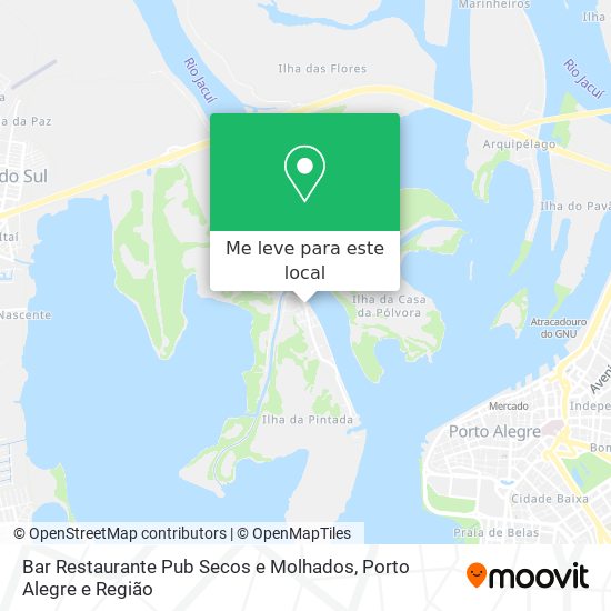 Bar Restaurante Pub Secos e Molhados mapa