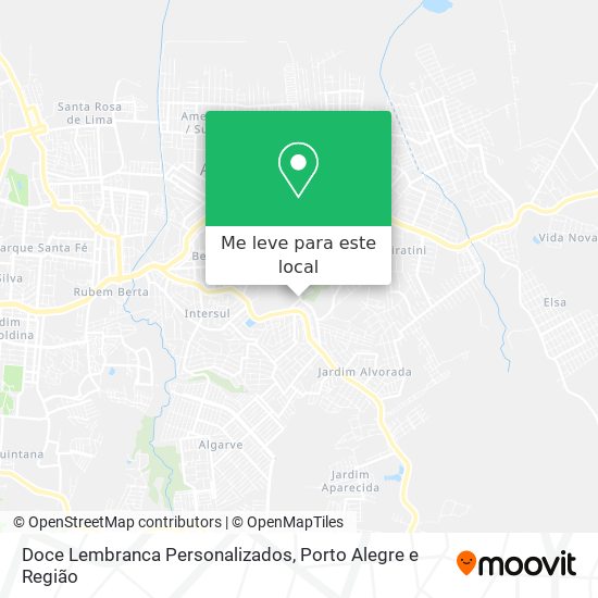 Doce Lembranca Personalizados mapa
