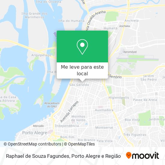 Raphael de Souza Fagundes mapa