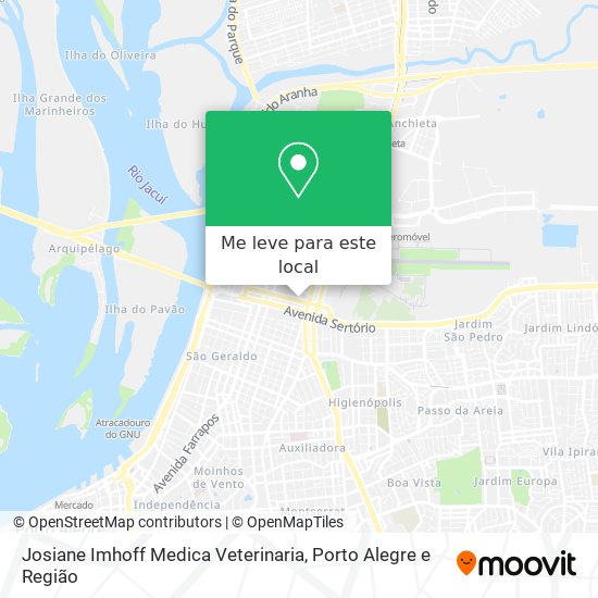 Josiane Imhoff Medica Veterinaria mapa