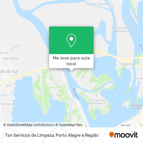 Tsn Servicos de Limpeza mapa