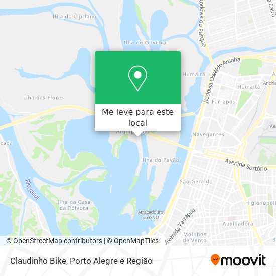Claudinho Bike mapa