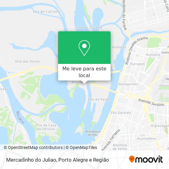 Mercadinho do Juliao mapa