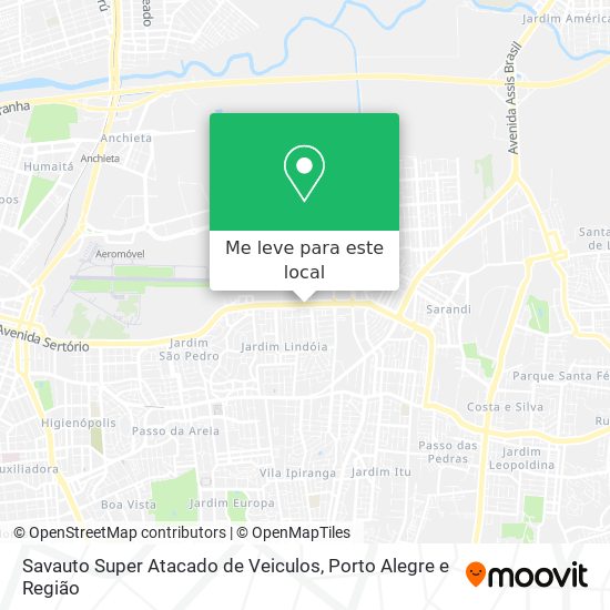 Savauto Super Atacado de Veiculos mapa