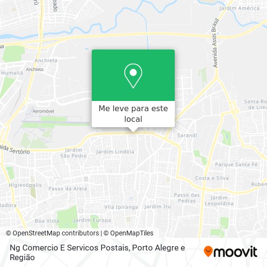 Ng Comercio E Servicos Postais mapa