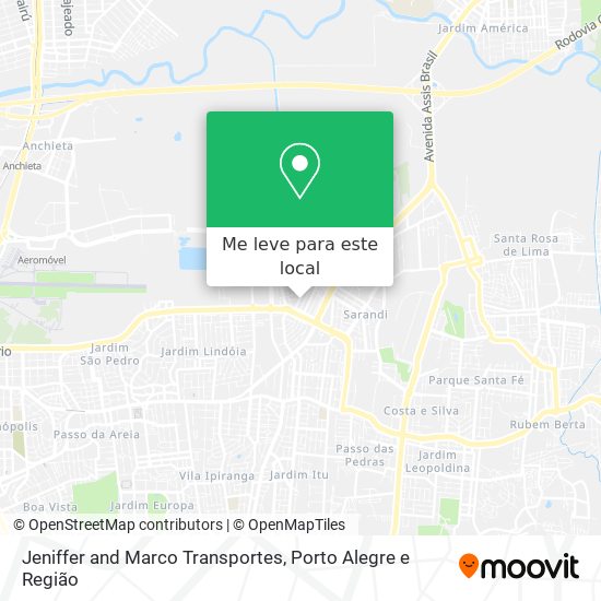 Jeniffer and Marco Transportes mapa