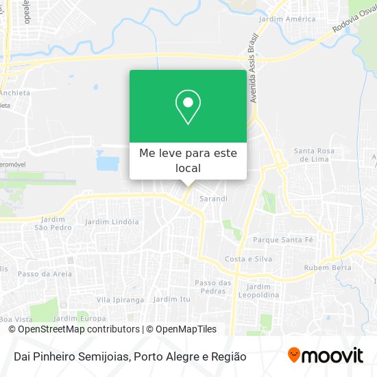 Dai Pinheiro Semijoias mapa