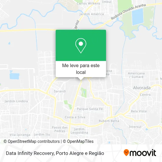 Data Infinity Recovery mapa