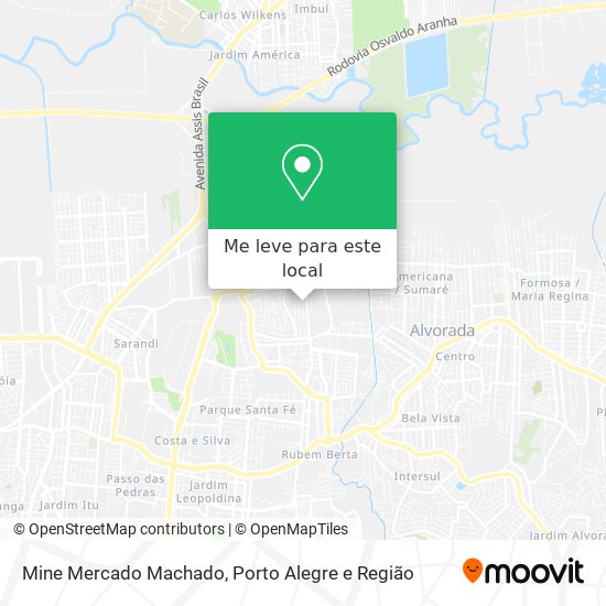 Mine Mercado Machado mapa