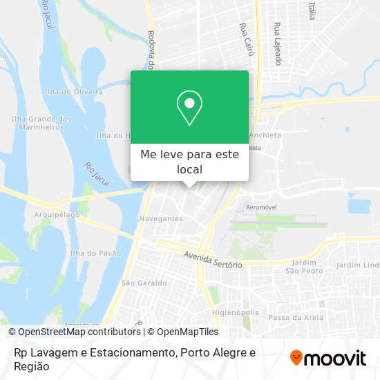 Rp Lavagem e Estacionamento mapa