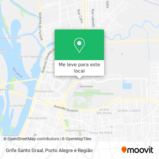 Grife Santo Graal mapa