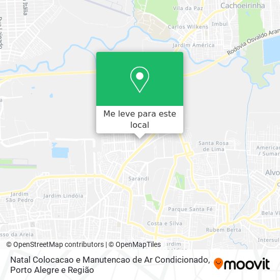 Natal Colocacao e Manutencao de Ar Condicionado mapa