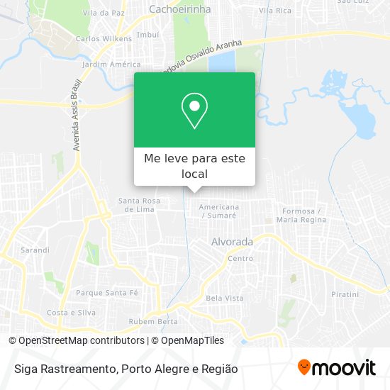 Siga Rastreamento mapa