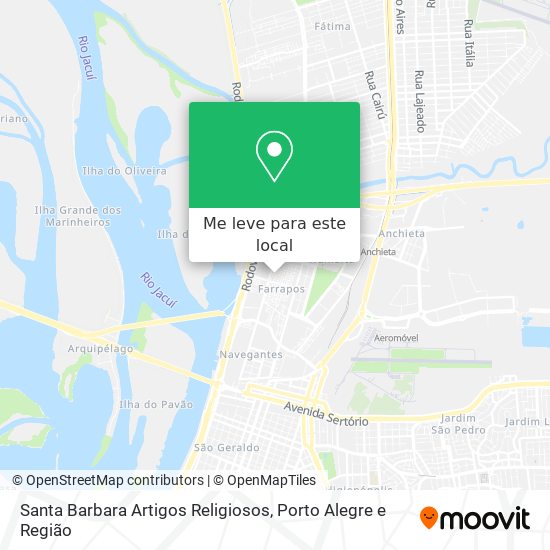 Santa Barbara Artigos Religiosos mapa
