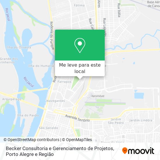 Becker Consultoria e Gerenciamento de Projetos mapa