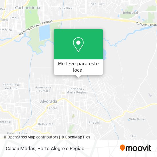 Cacau Modas mapa